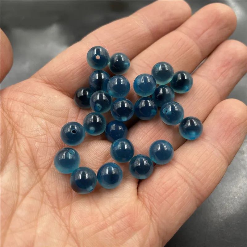 Cheap Jade DIYOrnament Accessories8mm Sugar Heart Agate Loose round Beads Bulk Batch Special Offer