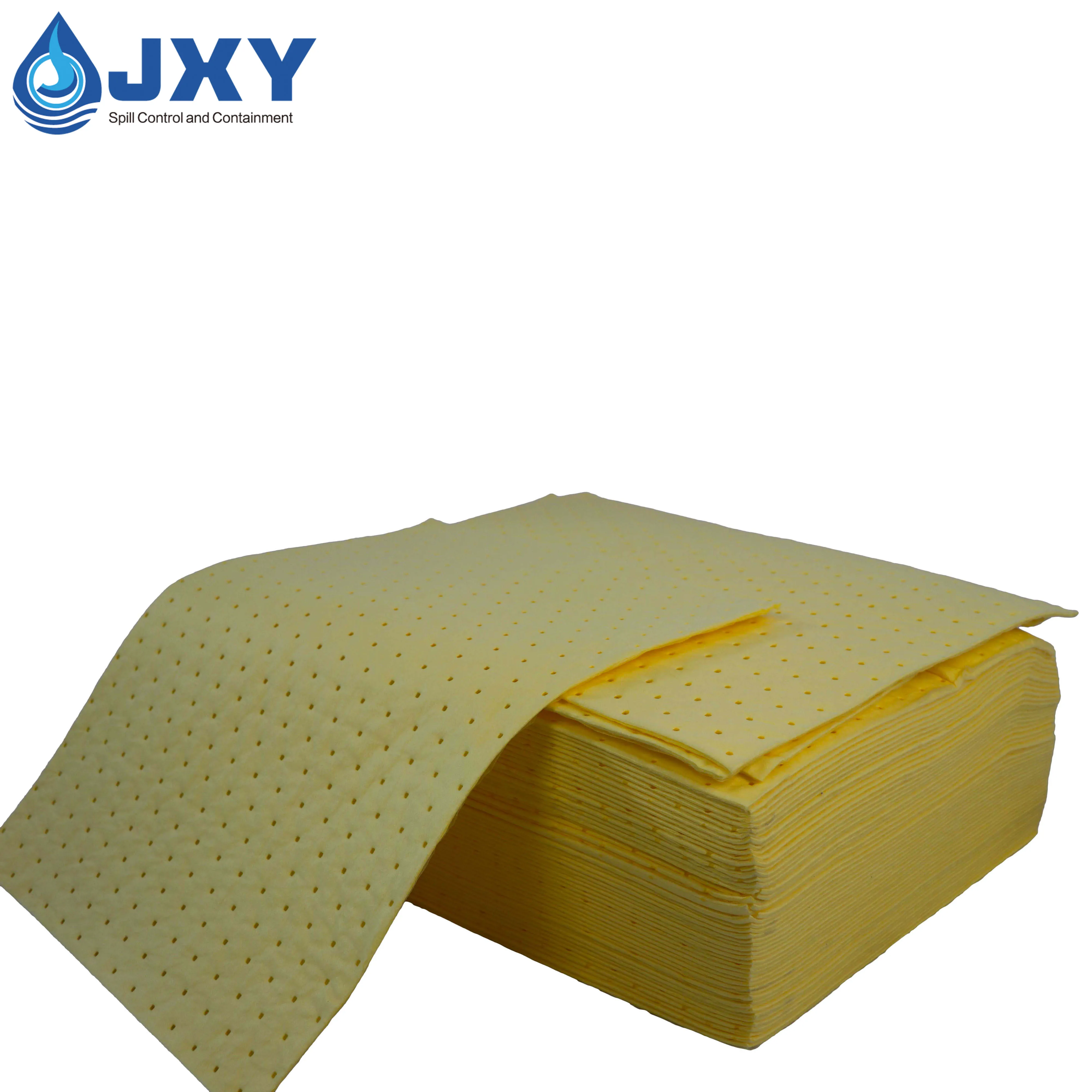 Kit di contenimento per versamenti industriali ecologici Cuscinetto assorbente per olio non tessuto monouso in PP e borsa per tappetino Rispettoso dell'ambiente