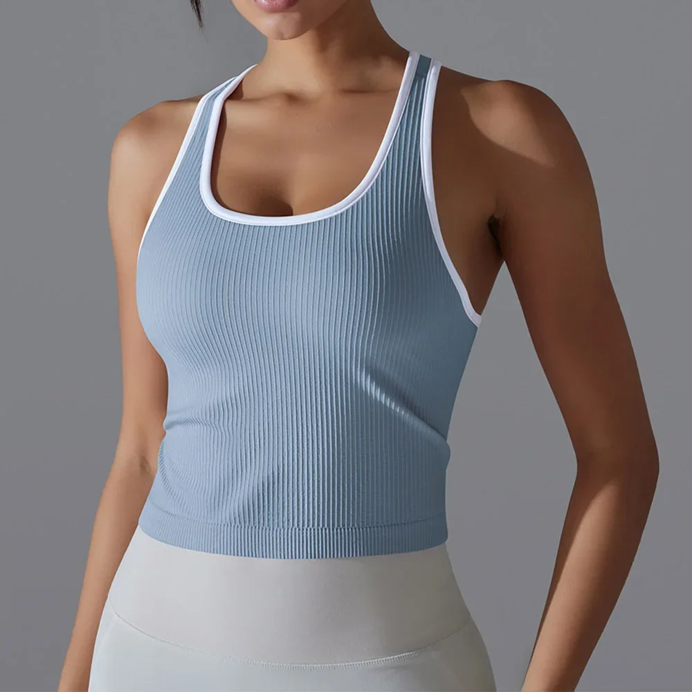 Sutiã de fitness de yoga feminino, sutiã esportivo de treinamento de fitness, blusa de náilon, roupa interior esportiva à prova de choque, roupa interior esportiva respirável sexy