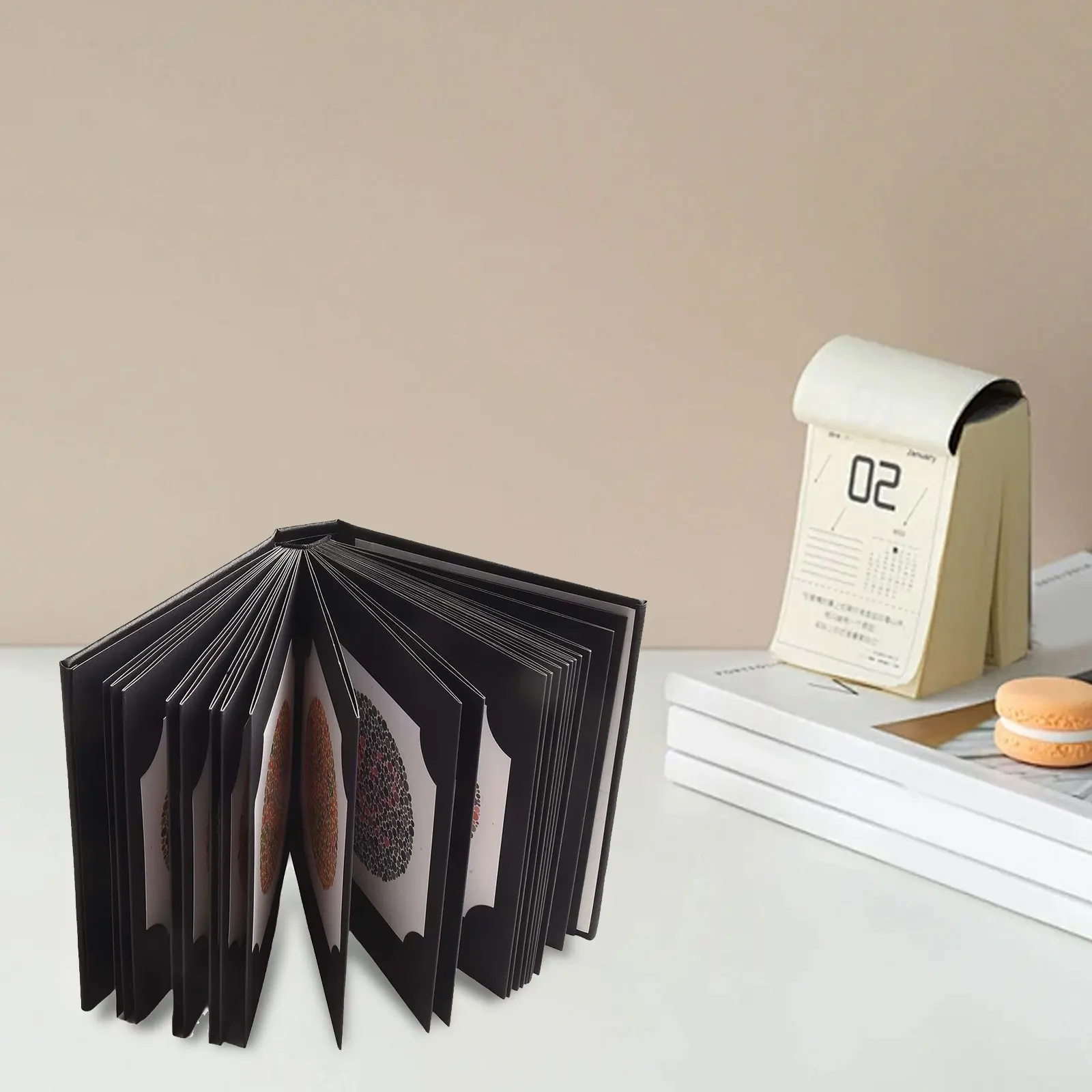 Professional Color Difference Test Book Ishihara 2024 Edition with 38 Plates for Identifying Color Blindness Types