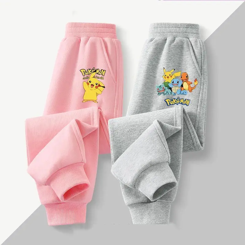 

Pikachu Kids' Sweatpants, New Boys Girls Casual Sport Pants for Spring/Fall