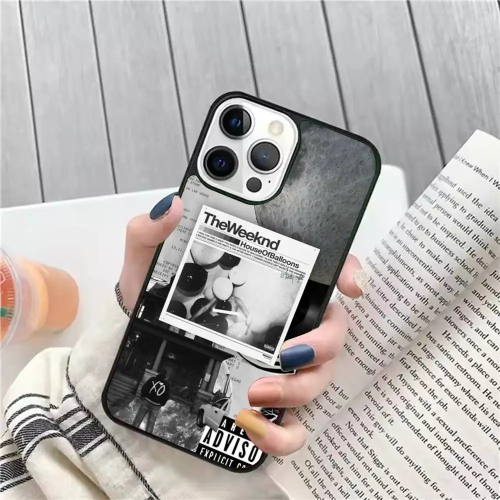 1pc Casing Ponsel The W-Weeknd-House-Of-Balloons Magnet Kuat Untuk IPhone 16 15 14 13 Pro Max 11 12 Mini