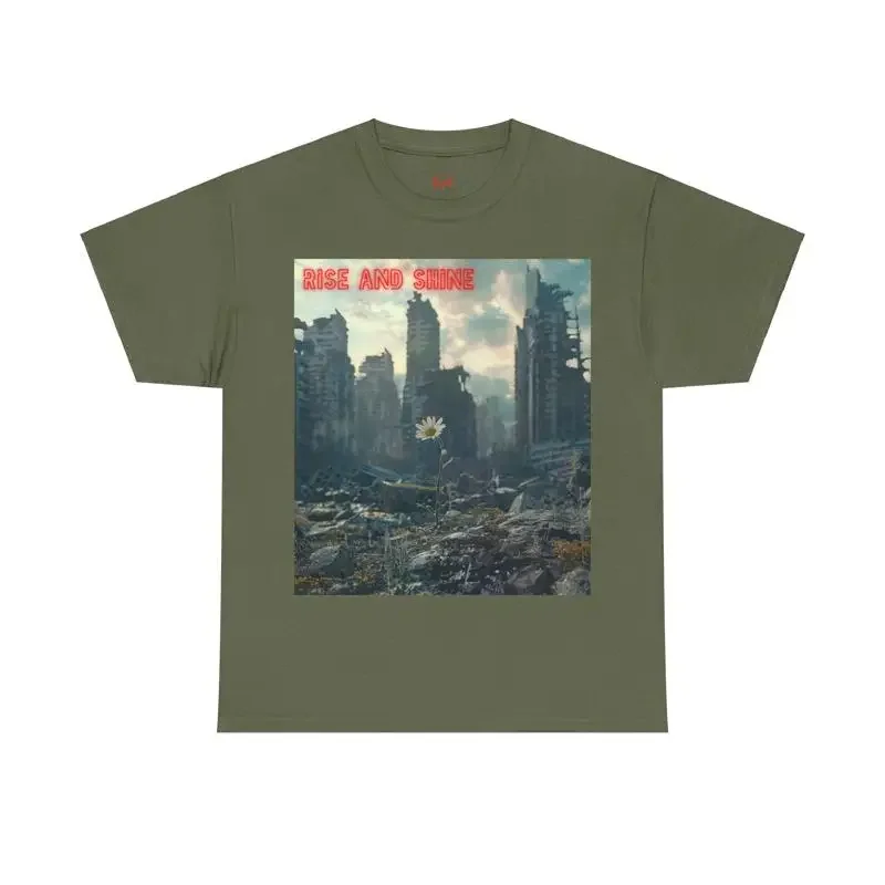 Rise And Shine T Shirt Heavy Cotton
