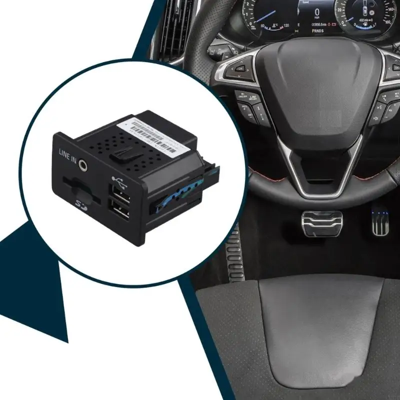 

EM2T14F014AB Автомобильный USB-звуковой вспомогательный разъем для Kuga Taurus Transit для плавного воспроизведения музыки