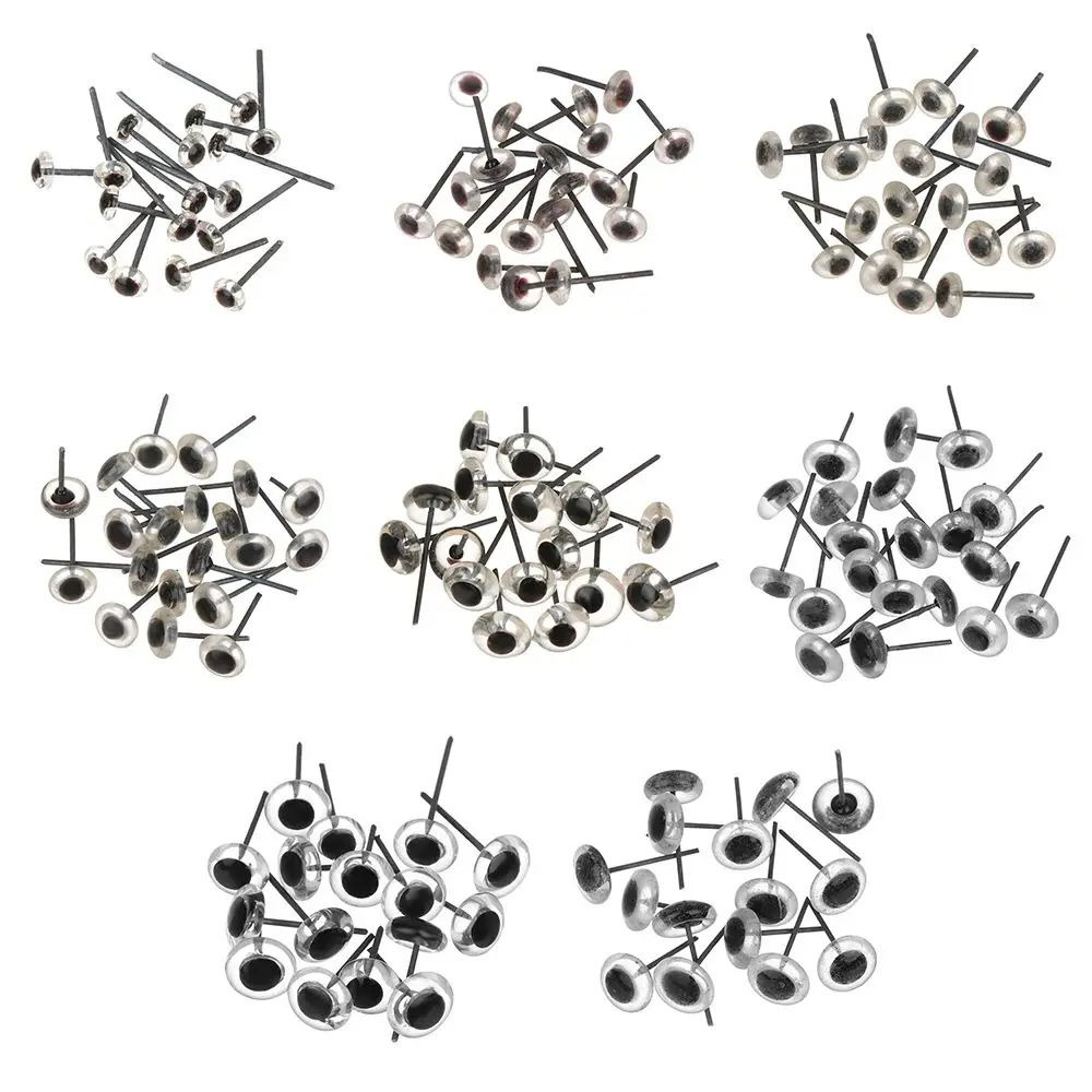 

20Pcs/Bag Christmas Gift Plastic Animals Puppets making Bears Needle Felting Transparent Glass Eyes Dolls Accessories