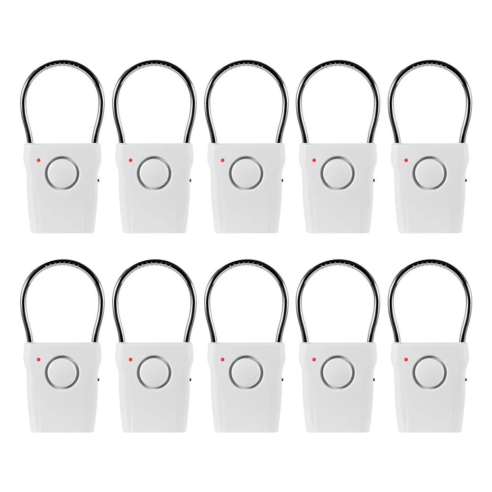 Anti-theft Door Handle Alarm Lock 120 Decibel Vibration Sensing Security Alert Portable Chime & Alarm Mode Home Travel Window Lo