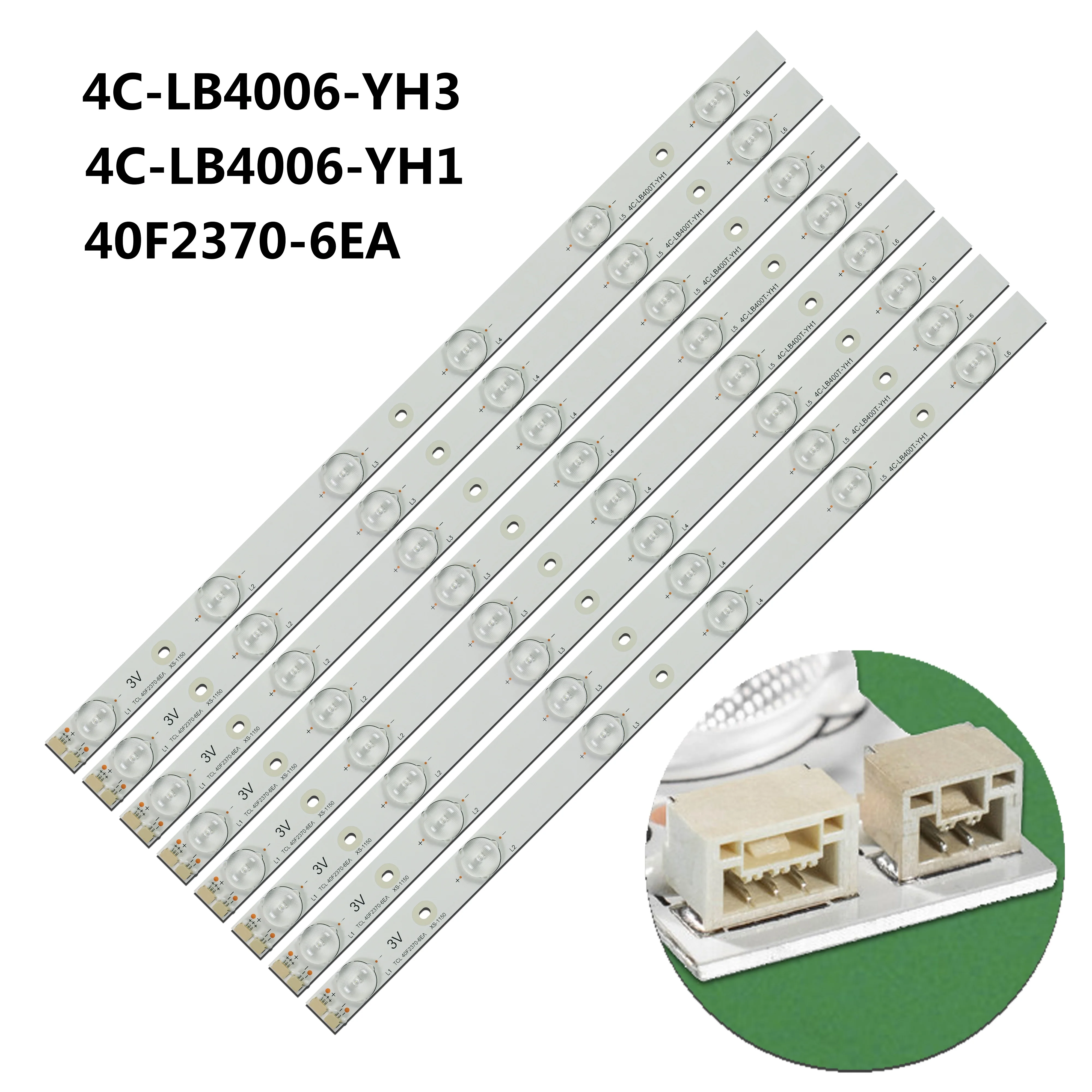 

Для DP40D64 FVD4064 Dl4061 Dl4061(a) T40ED06HU-01B E312177 006-P2K1793B NF5XE9 L40F3307 40f2370 Светодиодная лента подсветки 40F2370-6EA