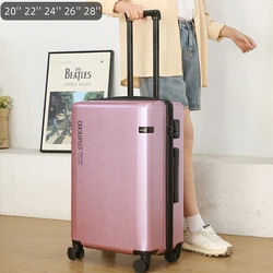Large Suitcase On Wheels Men Carry-On Luggage Carrier Women Travel Trolley Case Middle Size 20/22/24/26/28 Inch Cabin Pc Frame