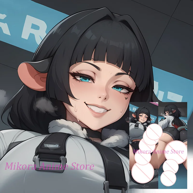 Dakimakura Jane Doe Futa Anime غطاء وسادة للجسم مطبوع على الوجهين بالحجم الطبيعي لتزيين الهالوين وعيد الميلاد