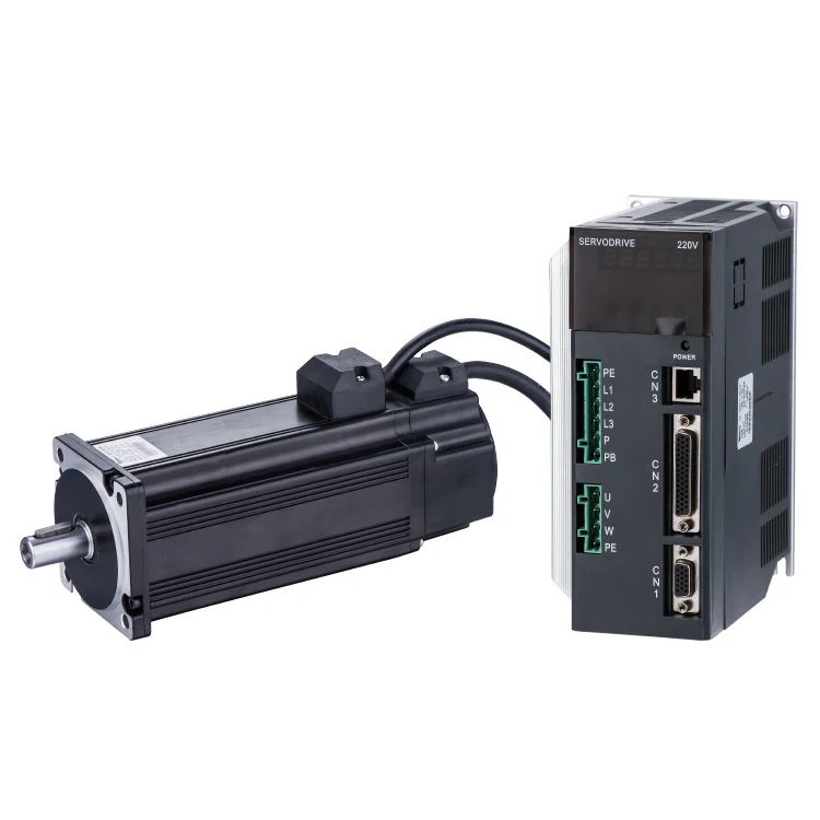 Synmot High Grade 130mm 1.5kW Newest AC Servo motor with drive servo System for CNC machine