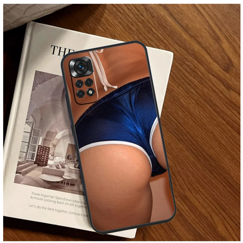 Sexy Girl Ass Bum Case For Xiaomi Redmi 13C 12 C 10C 9C Redmi Note 13 Pro 9 10 11 12 Pro 9S 10S 11S 12S Cover