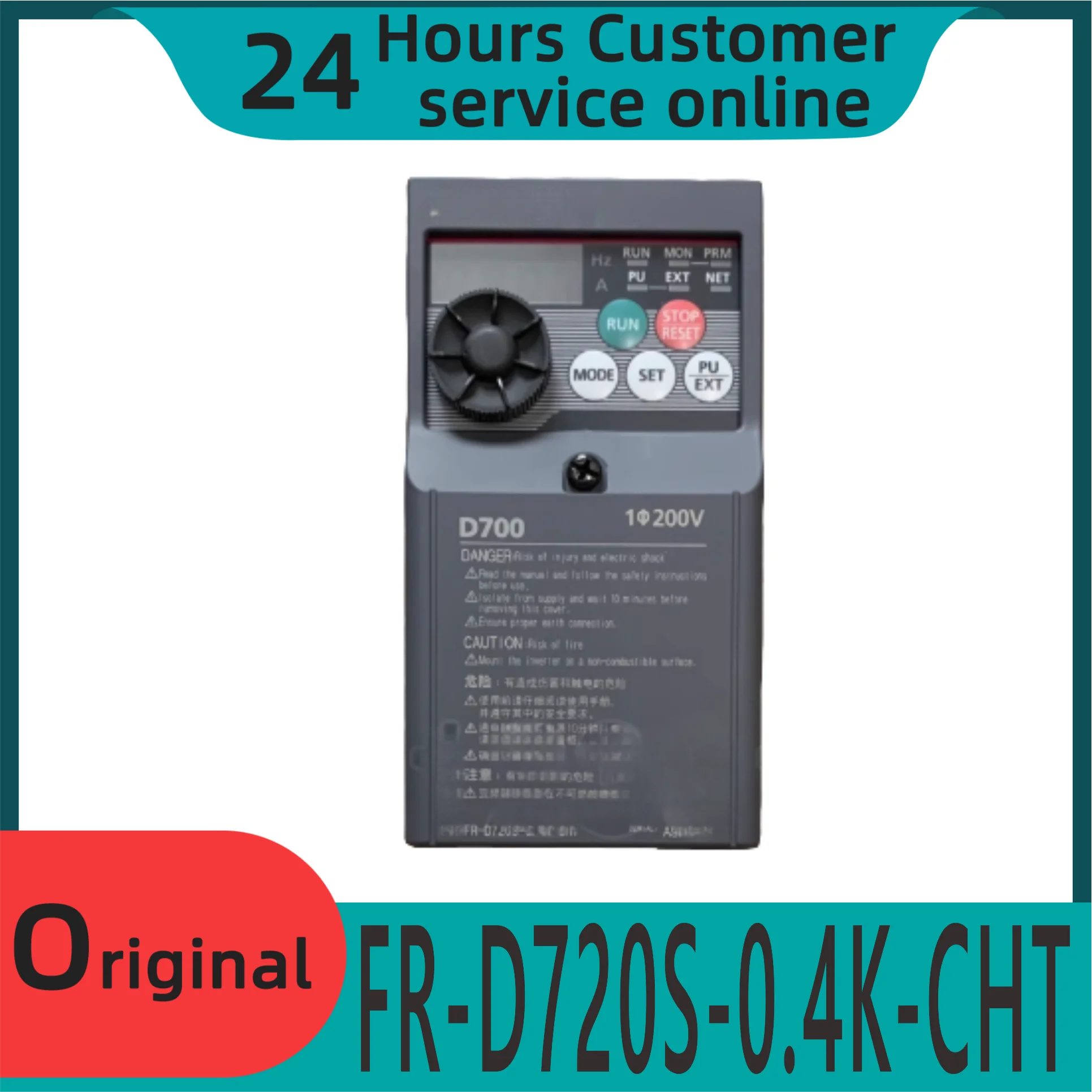 New Original Frequency Conversion Module Fr-d720s-0.4k-cht Single-phase 220v 0.4kw