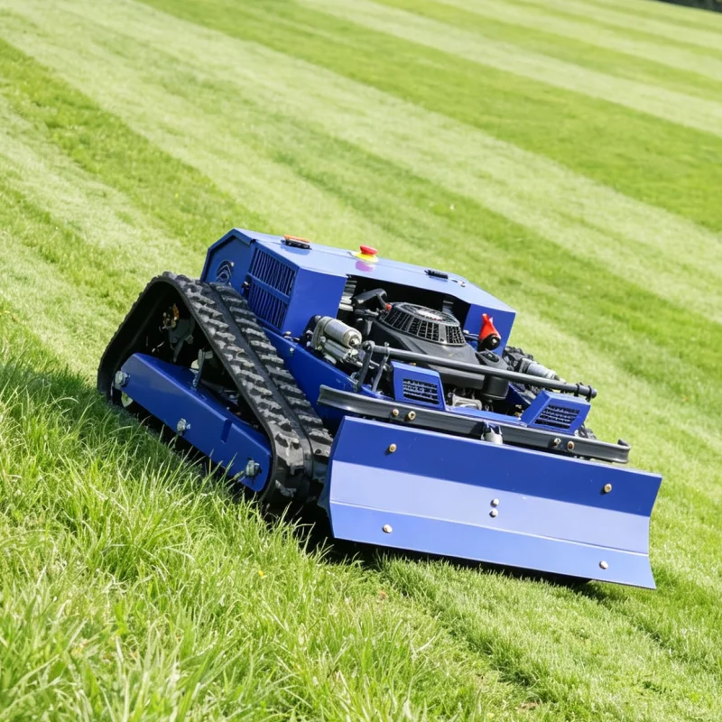 Customized Stable Driving Remote Control Lawn Mower Zero Turn Lawn Mower For Family Fruit Farm Orchard Gentle Slope Care