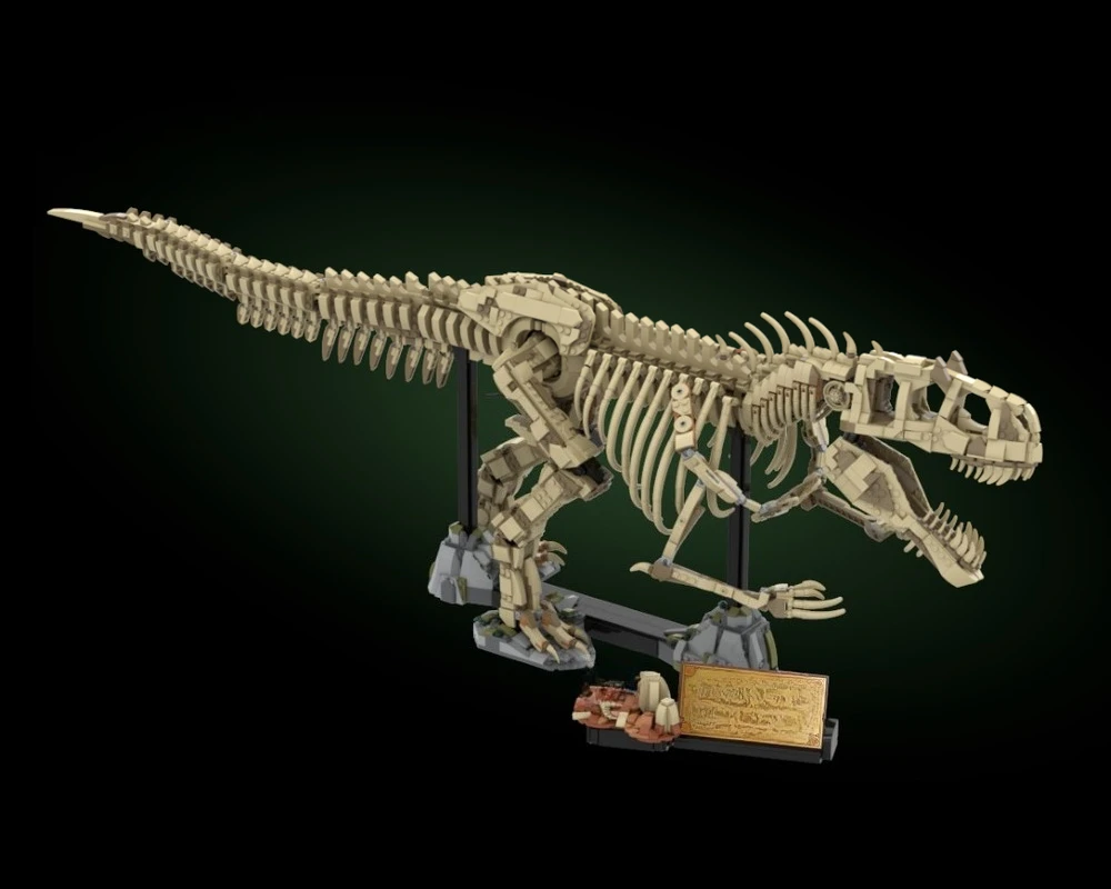 MOC Indominus Rex Spinosaurus Triceratops Wyvern Stegosaurus Brachiosaurus Fossil Skeleton Model Blocks Home Decor Toy Gift