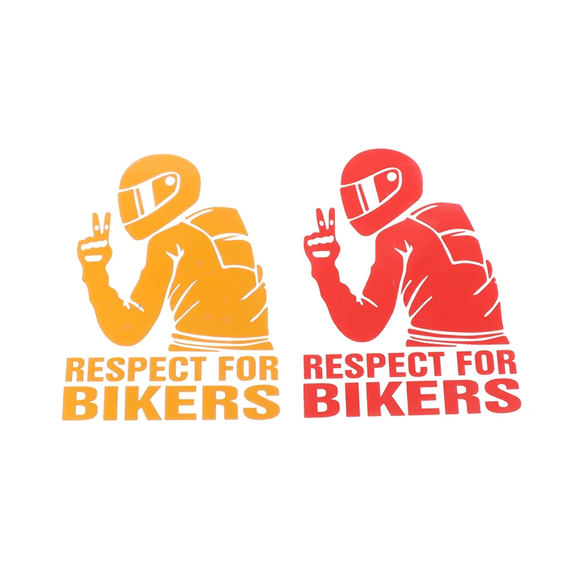 Respect For Bikers Sticker Car Vinyl Decal Funny Motorcycle Waterproof