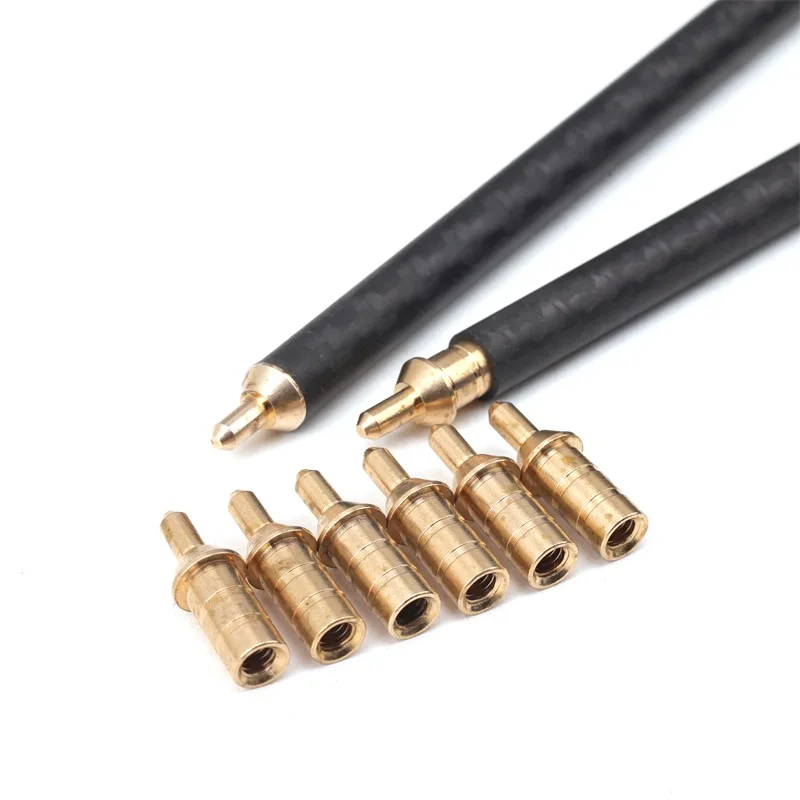 Image of 15 Stück Pfeilschaft-Kupfernockenstifte, Anti-Nail, 50 Grain, für ID 6,2 mm, OD 7,1/7,2/7,4/7,6/7,9 mm