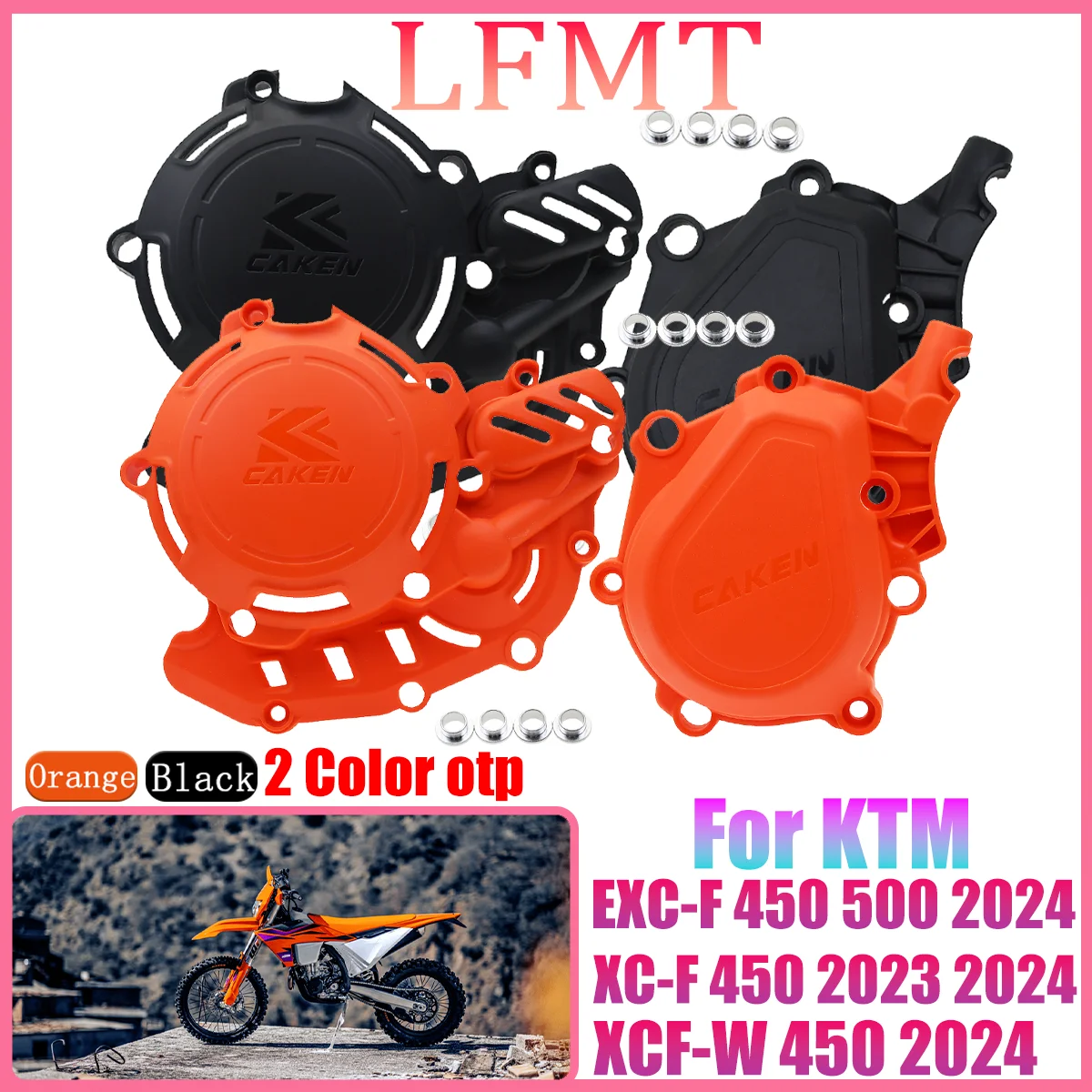 

The all-new 2024 off-road motorcycle ignition clutch cover protects motorcycle PP retrofit For KTM EXC-F 450 500 XC-F 450 2023
