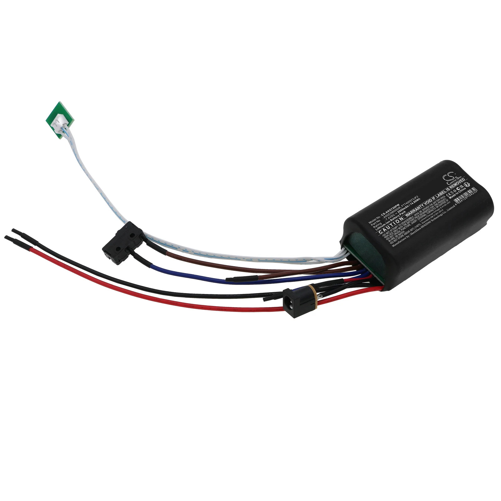 Cameron Sion 7.4V 2000mAh Replacement Gardening Tools Battery for AL-KO Multicutter GS 7.2 Li Gras G1821825 Multi Cutter 113 371