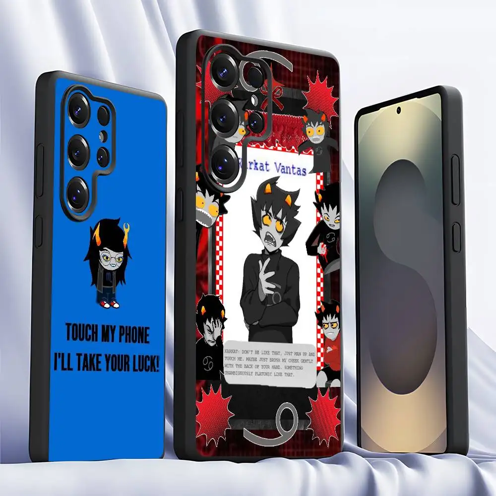 H-Homestuck T-Trolls Phone Case for Samsung S series s20 s21 s22 s23 s24 FE Plus Ultra TPU Soft to Skin-friendly case