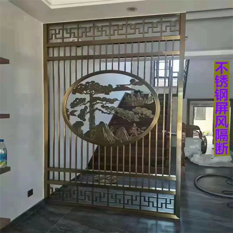 bed Customized Stainless Steel Screen Partition, Living Room room Office Porch Products, Hotel Landscape Wall Club Decoration