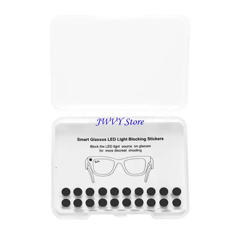 

573A Reusable Digital Eyewear Intelligent Glasses Camera Lens Covers For Light Reduction And Discreet Recording 20pcs