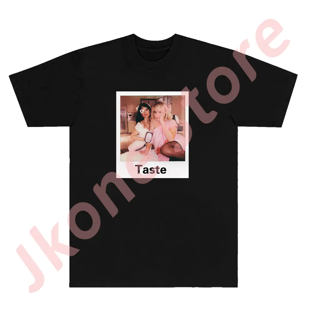 Sabrina Carpenter Taste Photo T-Shirts Short n' Sweet Tour Logo Merch Tee Cosplay Women Men Fashion Casual Short Sleeve