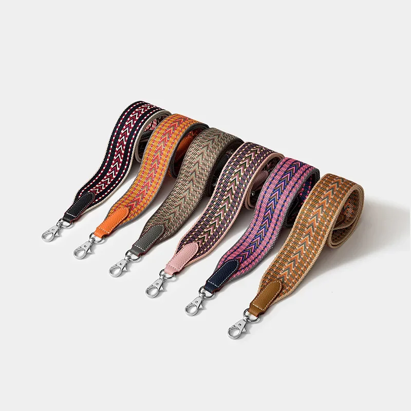 Pattern Hand Woven Wide Bag Strap For Hermes Kelly Herbag Evelyne Handbag Multi-Units Convert To a Single Shoulder Bag Accessory