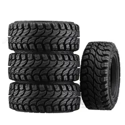 1.3 Inch Mt Tires+sponge 58x28mm 1/24 Rc Crawler Truck Car Parts For Axial Scx24 Fms Fcx24 Power Wagon 1/18 Rc Crawler Car