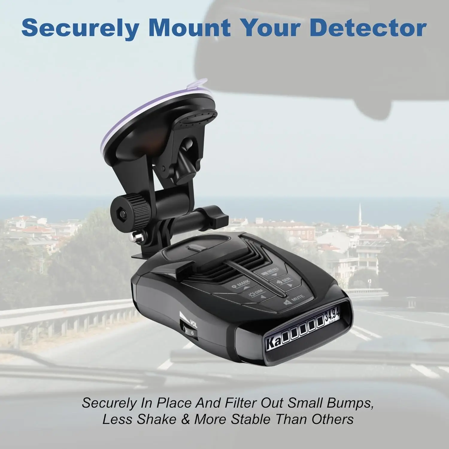for Cobra Radar Mount Windshield Suction Cup Holder for Cobra iRAD RAD 480i 450 380 SPX 6500 6700 7700 7800 Detector Holder