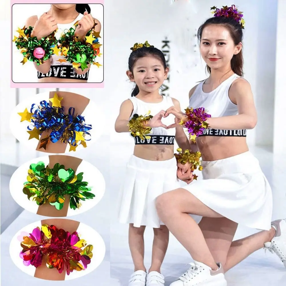 Dress Costume Fancy Double hole handle Dance Party Decorator Club Sport Supplies Cheerleading Cheering Ball Cheerleader Pompoms