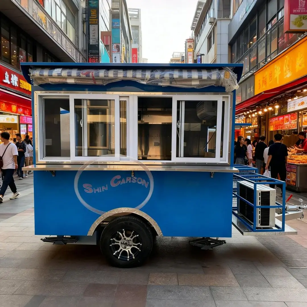 

Fully-Equipped Catering Ice Cream Mobile Food Truck with Sales Licenses Outdoor Food Truck for Business Opportunities