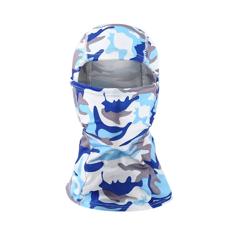 Pasamontañas de camuflaje para hombres, máscara de cara completa, esquí, bicicleta, ciclismo, caza, cubierta de cabeza, bufanda, gorra, Bandanas