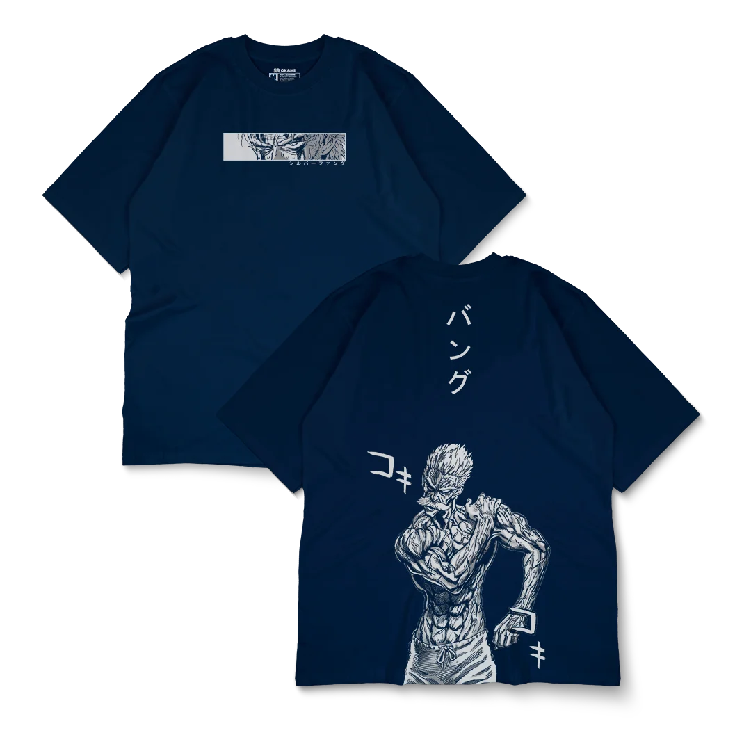 Koszulka z grafiką One Punch Man Silver Fang, styl Y2k, oversize, z krótkim rękawem, z grubej bawełny, dla kobiet i mężczyzn.