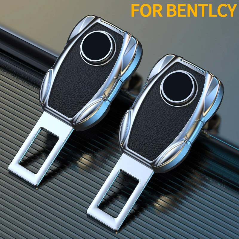 For Bentley Bentayga Continental GT GTC Flying Spur Mulsanne Zinc Alloy Car Seat Belt Extender Clip Quick Release Safety Buckle