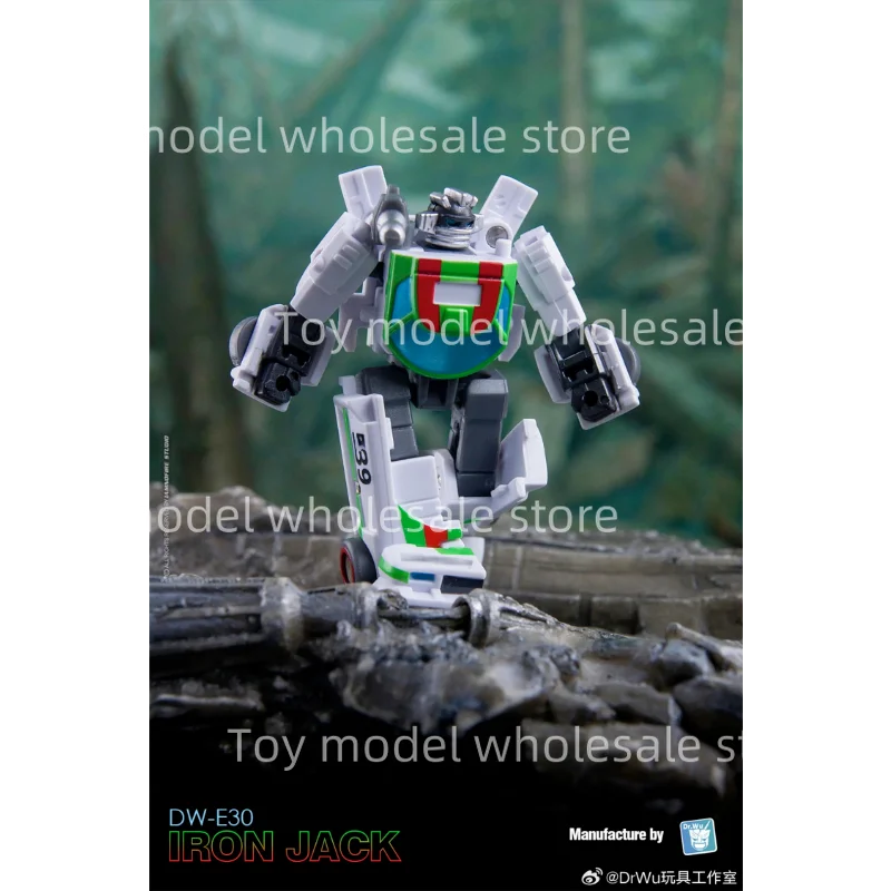 [IN STOCK] Transformation Dr.Wu DW-E30 DW-E24M IRON JACK Wheeljack Inferno DW-E33 DW-E30M Bulkhead Mini Action Figure With Box