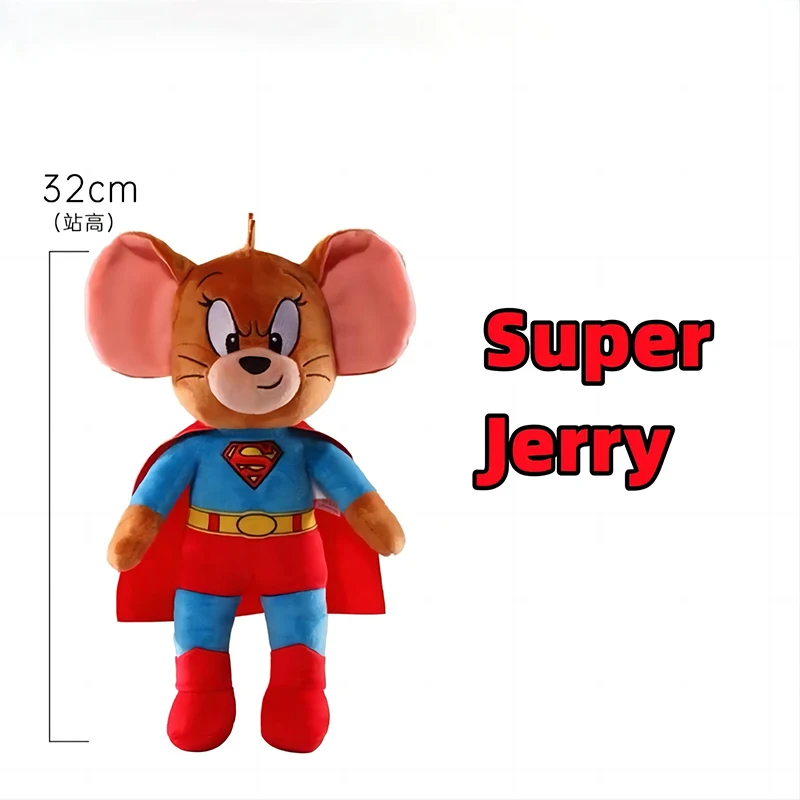 Warner 100th aniversário super tom e jerry modelos brinquedos de pelúcia kawaii animais de pelúcia boneca brinquedos para crianças presente