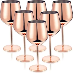 Unbreakable Wine Glasses Set Of 6 4/2 Stemmed Outdoor Wine Glasses Wedding Glasses Large Black Wine Goblets Polished Glassware