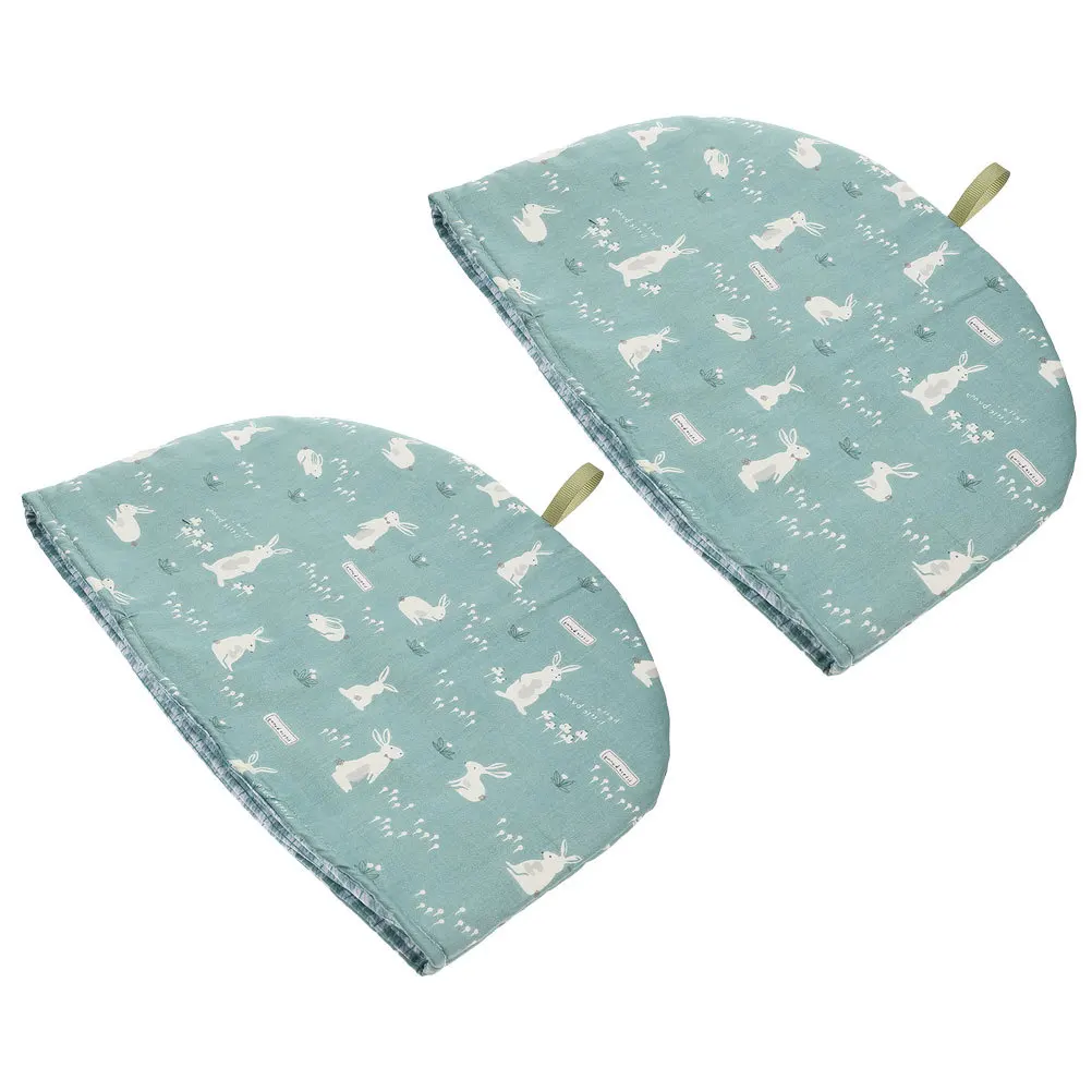 

2Pcs Insulated Tea Cozy for Teapot Cotton Warm Cover Reusable Pot Cozy Lightweight Teapot Protector Kitchen Accessories