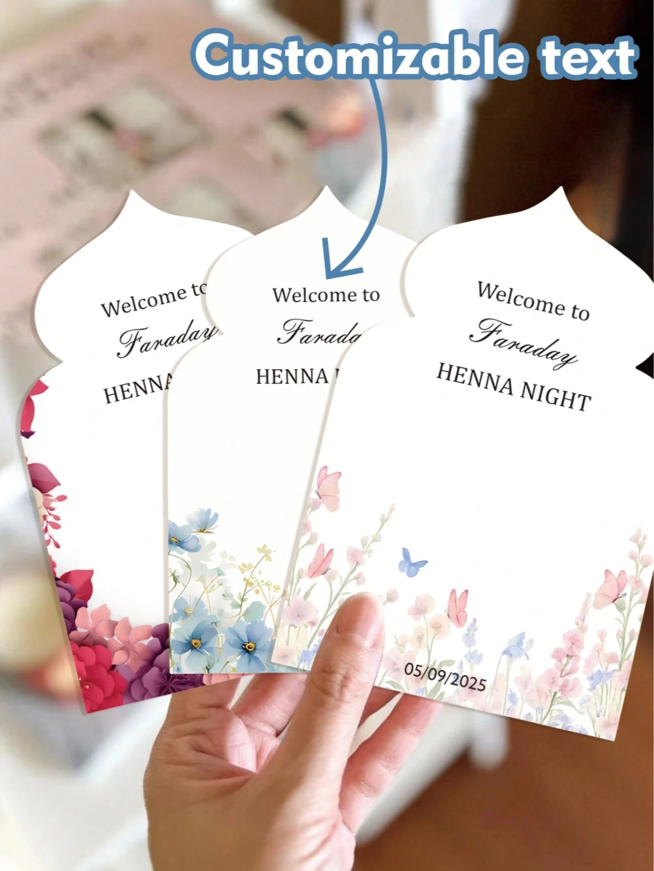 Customizable Bridesmaids Gift Tags Personalized Name Date Elegant White Green Design Wedding Bridal Shower Favors