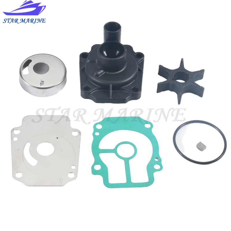 

17400-94L00 17400-94L01 Сервисный комплект крыльчатки водяного насоса с корпусом для подвесного мотора Suzuki 4T DF25A DF30A 17400-94L00