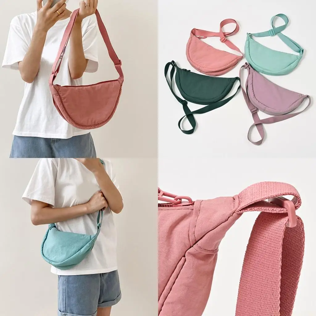 

X90D Nylon Hobos Shoulder Bags for Women Crossbody Bag Men Chest Color