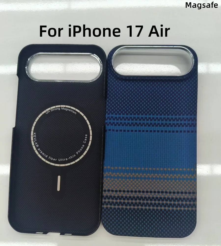 

Бизнес-настоящий арамидный кевларовый чехол из углеродного волокна для Iphone 17 Air Pro Max с беспроводной зарядкой, ультра легкий тонкий защитный чехол