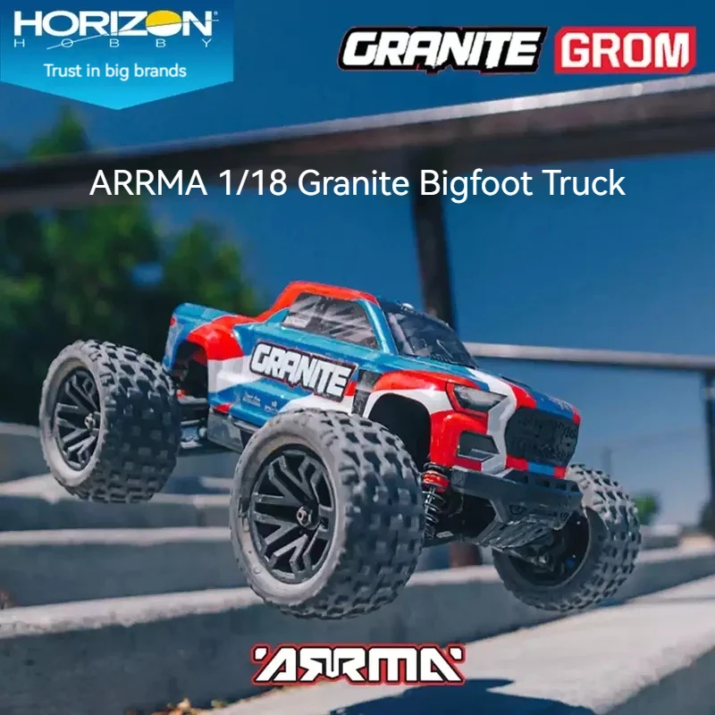 

ARRMA GRANITE GROM MEGA 1/18 380 Brushed 4WD RTR RC Cars For Adults Electric Remote Control Car Monster Rc Truck Model Children