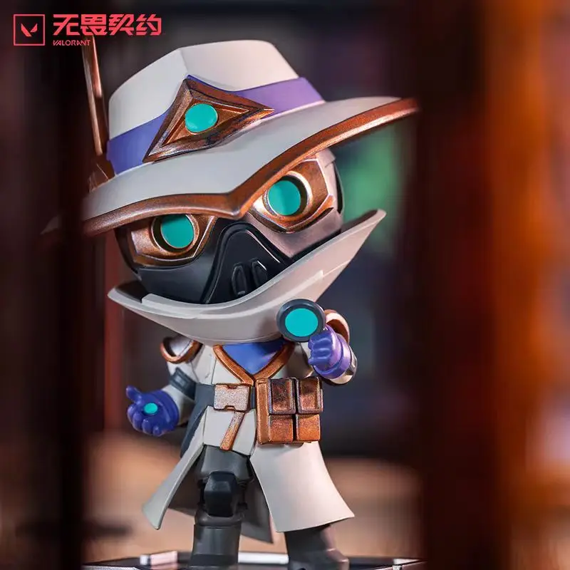 

В наличии VALORANT zero Q Ver. Настольные украшения: Официальная оригинальная коллекционная фигурка из ПВХ, модель аниме-персонажа