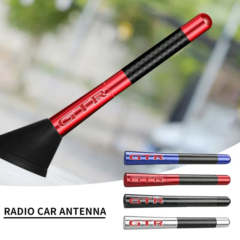 12CM Car Radio Antenna Carbon Fiber Roof Signal Aerial Replacement for Nissan GTR X-trail Tiida Qashqai J10 J11 Leaf Kicks Versa