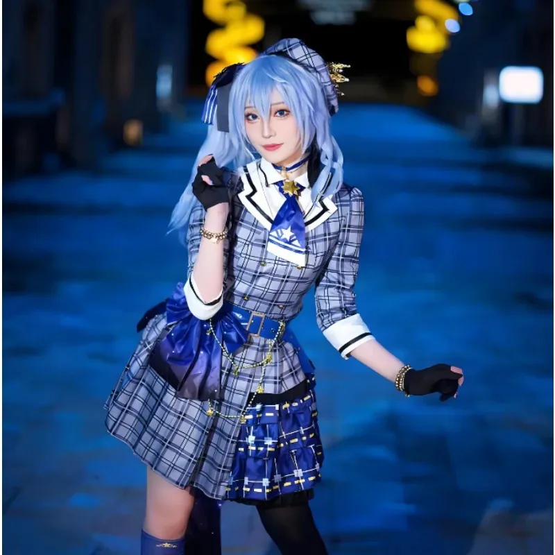 

Virtual Anchor VTuber Hololive Hoshimachi Suisei Cosplay Costume YouTuber Classic Full Set Anime Carnival Party Dress Upx;8's,6;