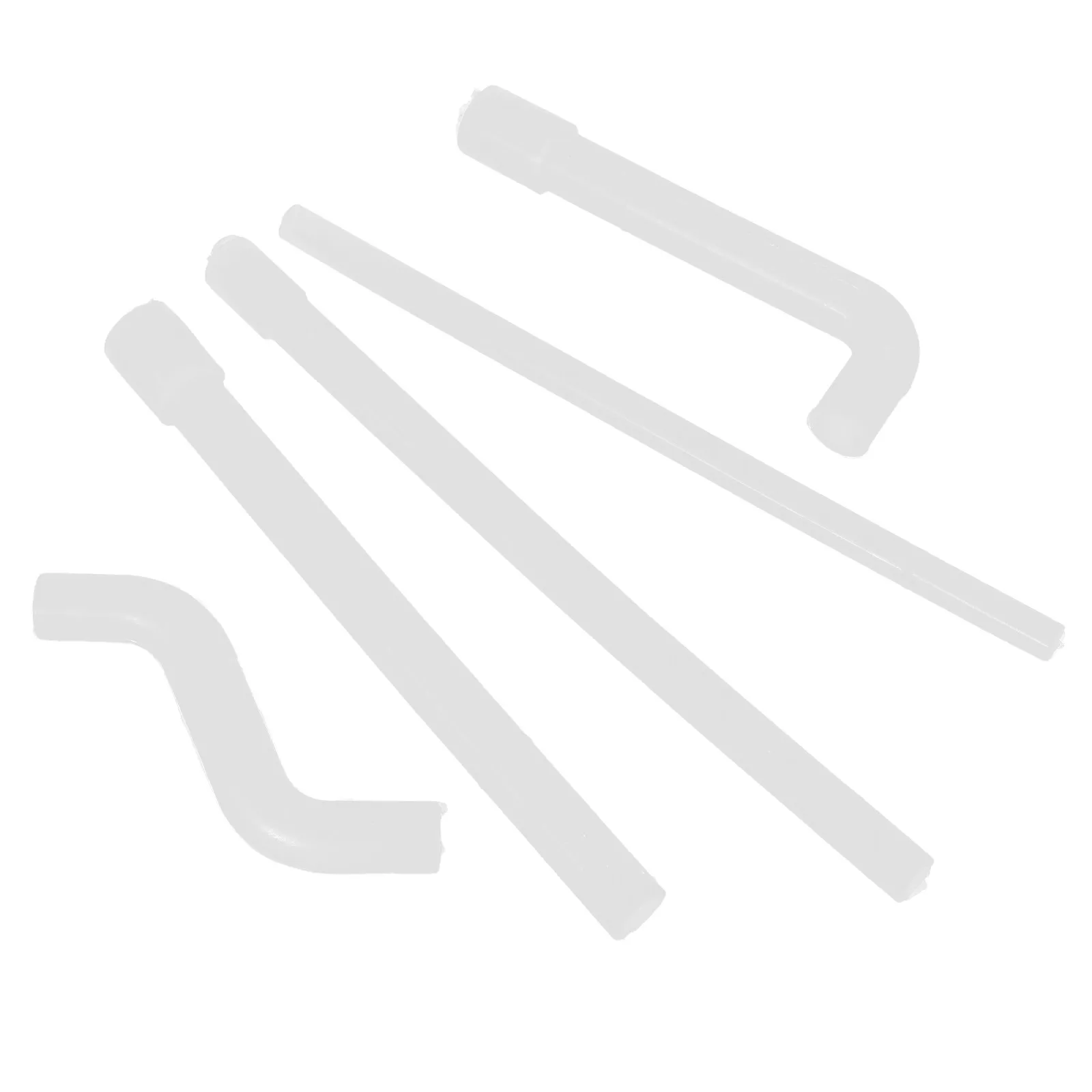 

Гибкие силиконовые трубки (5 шт.): термостойкий и устойчивый к давлению шланг для диспенсеров воды, безопасный для питьевой воды, универсальное соединение.