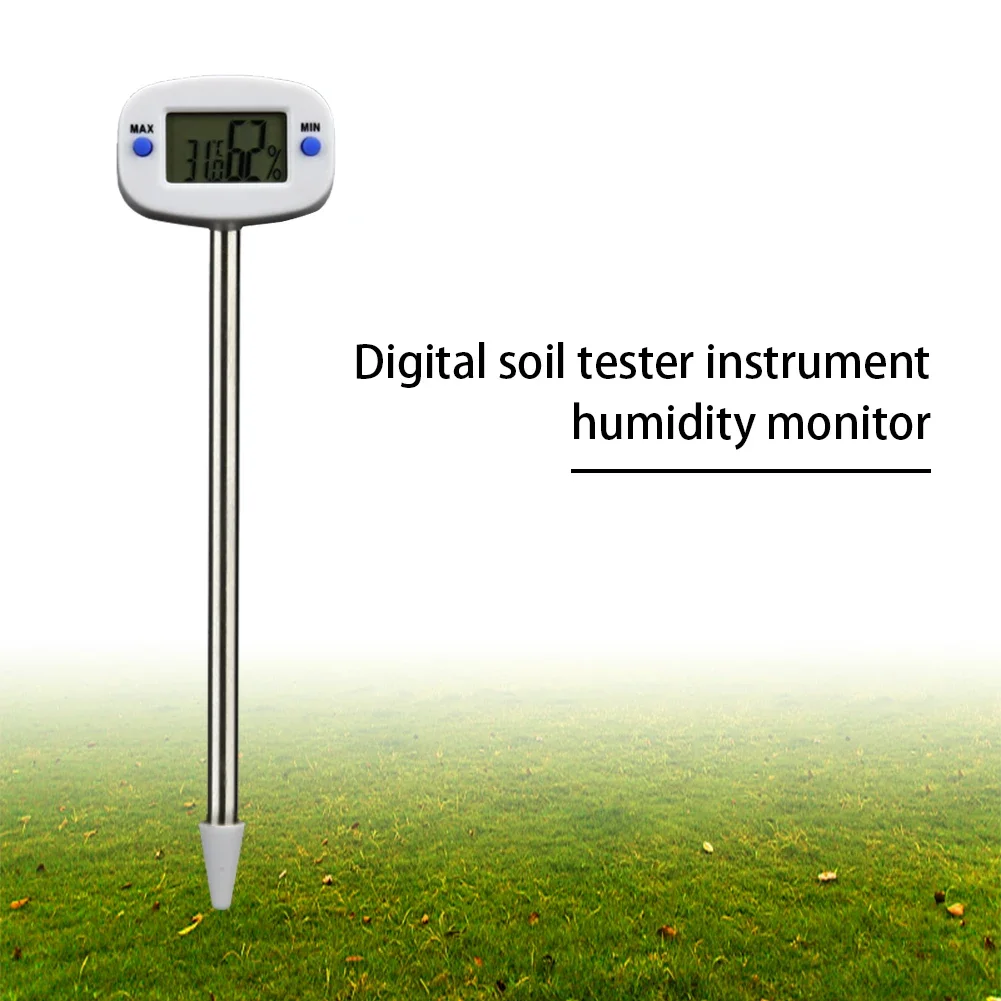 Soil detector thermometer and hygrometer agricultural greenhouse gardening probe testing soil digital thermometer