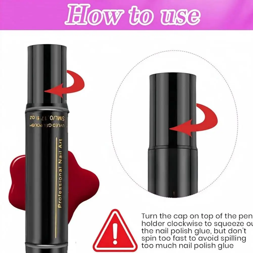 6 Pçs/set Gel DIY Esmalte Rosa Brilhante Semi Permanente Soak Off UV LED Gel Verniz Nail Art Design Manicure Kit