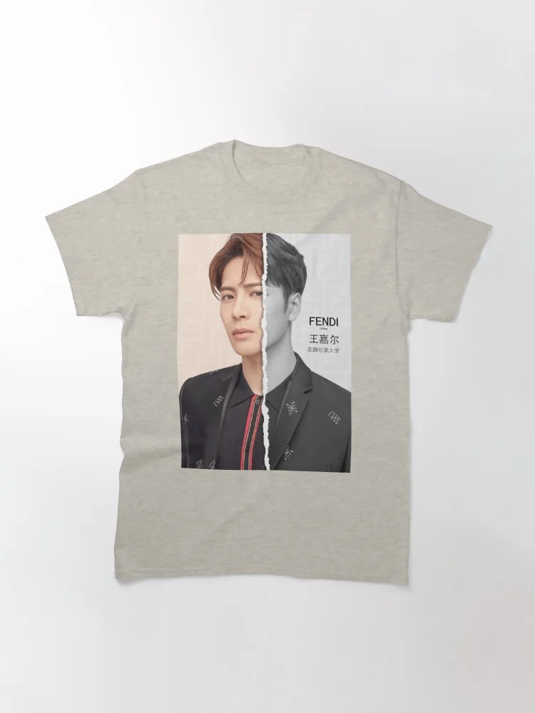 GOT7 Jackson (Divided Photo) Classic T-Shirt Casual O-Neck Tee Shirts Streetwear New Fashion Top Tees